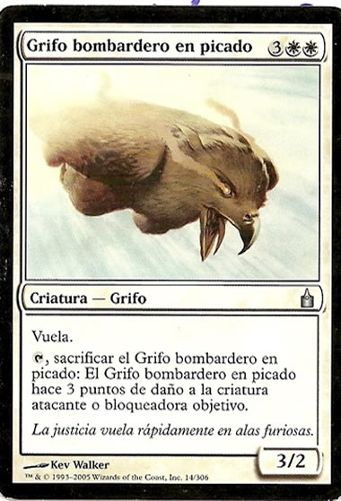 Magic Ravnica Grifo bombardero en picado 14/306 español